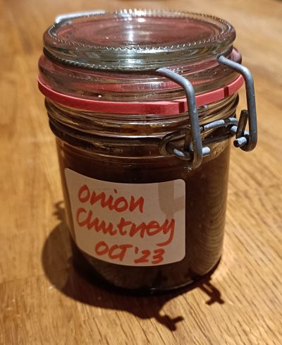 Section E: DOMESTIC CLASSES -E3 A Jar of chutney or pickle